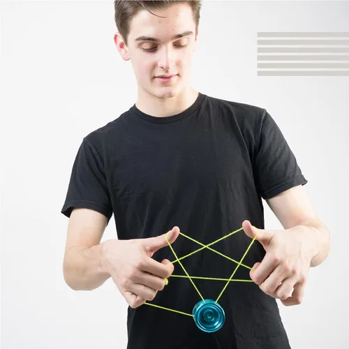 Vista 4 de Yomega Maverick - Yoyo profesional de metal de aluminio para niños y principiantes con rodamiento de bolas de tamaño C para trucos avanzados