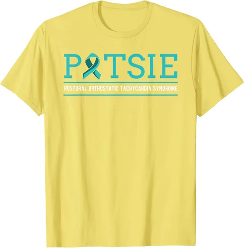 Vista 64 de POTS Dysautonomia Turquoise Ribbon Autonomic Dysfunction T-Shirt Asphalt Grey