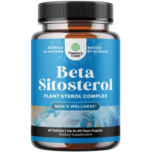 Vista 10 de Esteroles vegetales y estanoles beta sitosterol para hombres suplementos