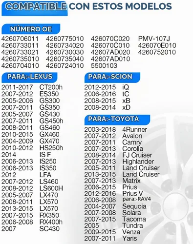 Vista 2 de Sensor TPMS preprogramado para: Toyota Tacoma 2005-2015 Camry 4Runner 2007-2011 para: RAV4 para: Lexus IS250 2006-2015 RX350 Sensor de monitoreo