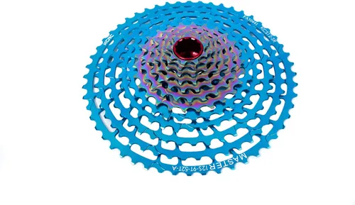 Vista 4 de KCNC Casete MTB de 12 velocidades 9-52T - Aluminio CNC ultraligero (azul)