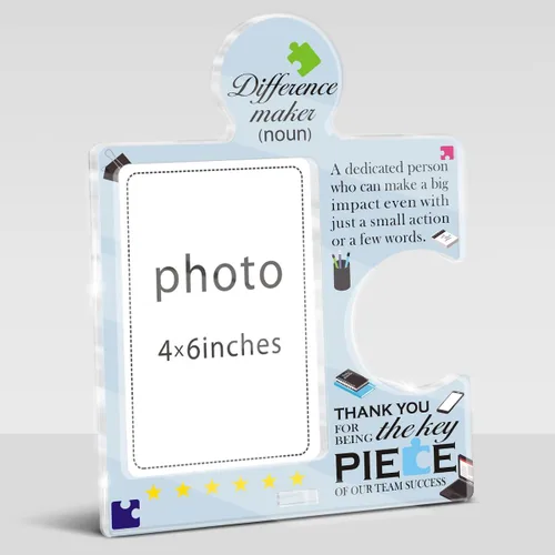 Vista 9 de Regalos de agradecimiento para empleados, marco de fotos de equipo de 4 x 6 pulgadas, regalos de agradecimiento para compañeros de trabajo, regalo