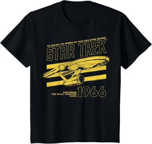 Vista 29 de Star Trek: The Original Series Enterprise '66 Collegiate Camiseta Negro