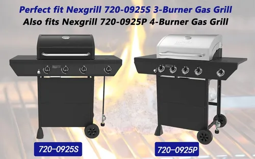 Vista 4 de Uniflasy Rejilla de cocción de hierro fundido para Nexgrill 720-0925P 720-0925 720-0925S 720-1012 parrilla de gas, para Nexgrill 720-0340