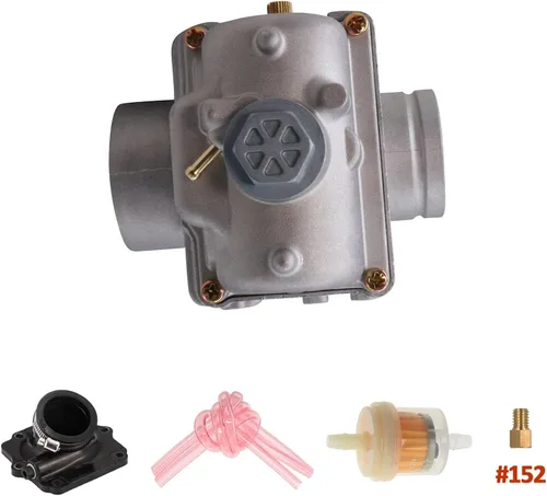 Vista 7 de Carburador y colector de admisión, para Polaris Xplorer Xpress Sport Sportsman Trail Blazer Scrambler 400, Big Boss Sport Xplorer 400L 2-Stroke Carb