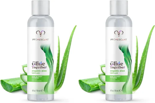 Vista 9 de Promescent Lubricante orgánico de aloe para sexo con ingredientes naturales, gel sexual lubricante personal premium para parejas, seguro