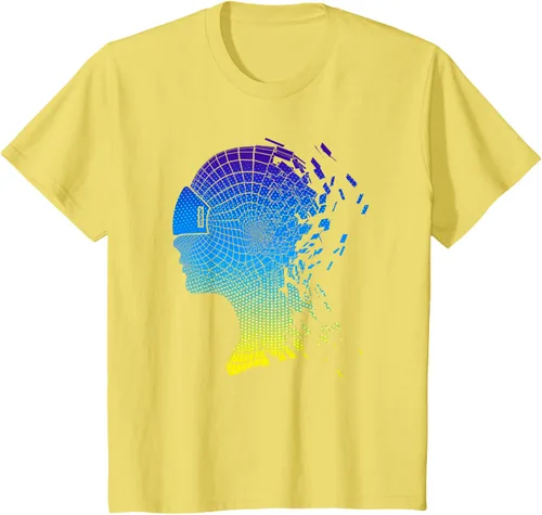 Vista 5 de Camiseta con diseño de auriculares de realidad virtual de VR Fans, Negro, S