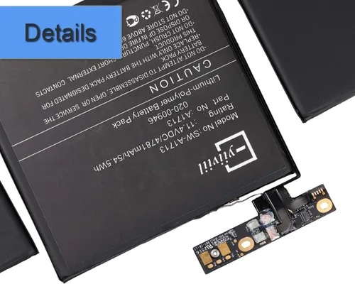 Vista 3 de Nueva batería de repuesto compatible con Apple MacBook Pro de 13 pulgadas, A1708 MLL42CH/A MLUQ2CH/A, batería interna A1713 de finales de 2016 a