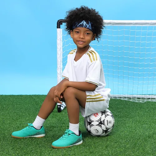 Vista 2 de Hawkwell Tenis de fútbol unisex con cordones para niños y niñas (niños pequeñosniños grandes)
