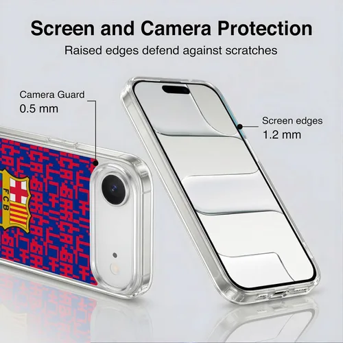 Vista 58 de Head Case Designs Funda de gel suave con licencia oficial del FC Barcelona Barca Crest Graphics [protección de grado militar] compatible con Apple