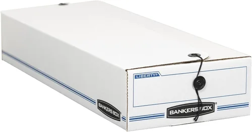 Vista 6 de Bankers Box Paquete de 12 cajas de verificación de cuerdas y botones