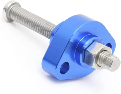 Vista 9 de MC MOTOPARTS Tensor de cadena manual HP ajustable CNC compatible con CBR600 F3 1996-1998 1997 (azul)