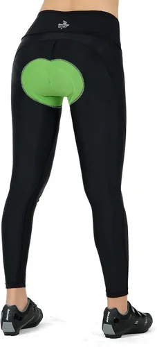 Vista 3 de beroy Pantalones de ciclismo acolchados para mujer pantalones de ciclismo para mujer con relleno mallas de ciclismo para mujer
