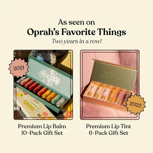 Vista 6 de Paquete de 3 unidades + caja de regalo, bálsamo labial Poppy & Pout 100% natural, tubo de cartón, rellenado a mano, cera de abejas, vitamina E
