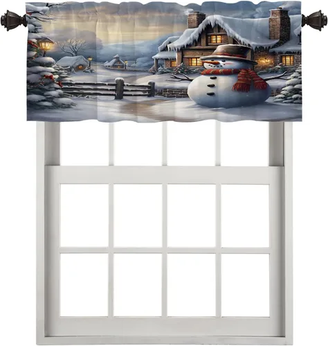 Vista 37 de Cortinas opacas de poliéster multicapa para cafetería, con diseño de diamantes, 2 unidades, 26 x 24 pulgadas