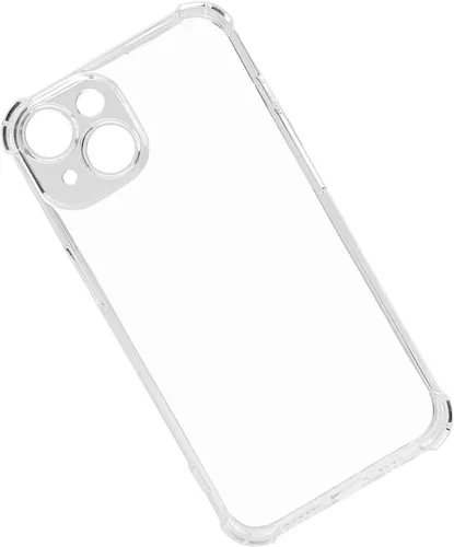 Vista 2 de Funda de TPU suave transparente para iPhone 13, borde elevado de la lente Funda transparente suave de TPU/silicona con recortes precisos
