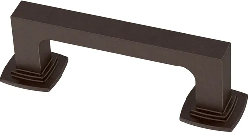 Vista 24 de Franklin Brass (1 paquete) – Manijas de gabinete color negro mate, centro de agujero de 3-3/4 pulgadas, tiradores para cajones, puerta de gabinete