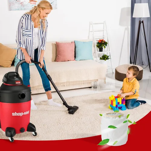 Vista 8 de Shop-Vac 90115 Dacron - Filtro de repuesto para la mayoría de aspiradoras Shop-Vac en húmedo/seco de 5 galones y más, 9011500, paquete de 2