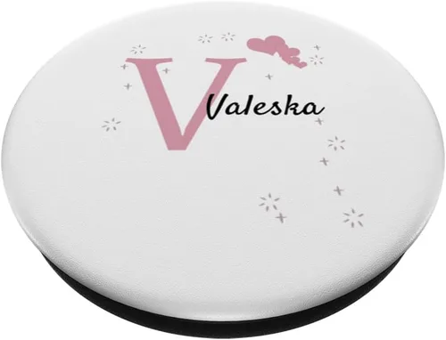 Vista 2 de Valeska Ropa con nombre para niñas, regalo personalizado PopSockets intercambiables PopGrip