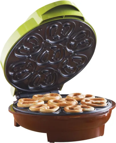 Vista 7 de Brentwood Mini máquina para hacer pretzel antiadherente, verde (paquete de 3)