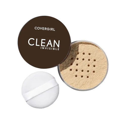Vista 15 de COVERGIRL Clean Invisible - Polvo suelto, polvo fijador, fórmula vegana, luz translúcida, 0.7 onzas (paquete de 2)