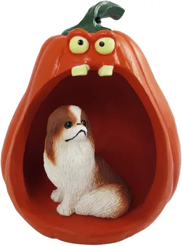 Vista 181 de Conversation Concepts Figura de Corgi galés de Halloween y calabaza Welsh Corgi Pembroke