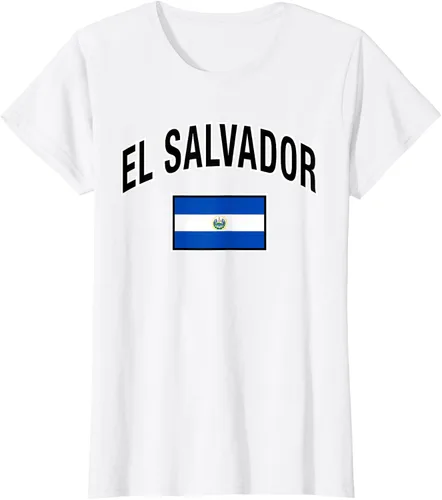 Vista 15 de Camiseta salvadoreña Orgullosa Bandera de El Salvador, Negro