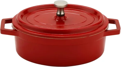 Vista 22 de G.E.T. CA-101-BK/BK/CC Heiss® - Mini bandeja para hornear/cazuela de aluminio fundido de bajo consumo, 10 onzas, color negro