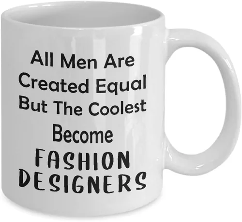 Vista 2 de Gifts for Male Fashion Designer Coffee Mug Tea Cup - Textile Artist Designing Clothing Stylist Industry Funny Cute Gag Appreciation Idea - Men Equal