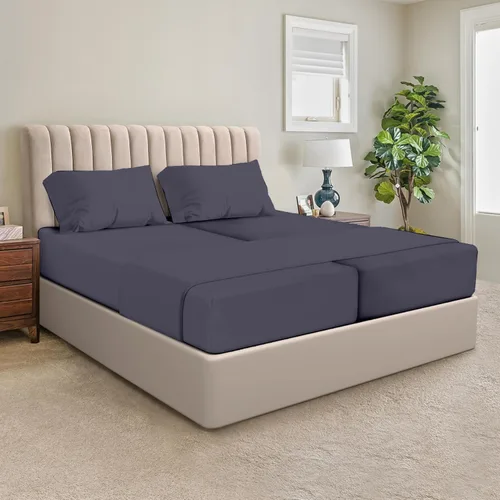 Vista 33 de SGI bedding Sábanas 100% algodón egipcio tamaño individual – Sábanas refrescantes, ropa de cama blanca suave y transpirable, ropa de cama de lujo