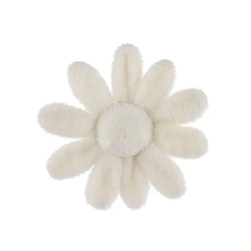 Vista 5 de Apricot Lamb Baby Lovey Daisy - Sonajero suave, flores de peluche para recién nacido, suaves más de 0 meses (margarita blanca)