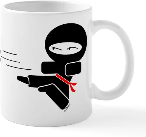 Vista 32 de CafePress Ascii - Taza de café de cerámica, taza de té, 11 onzas