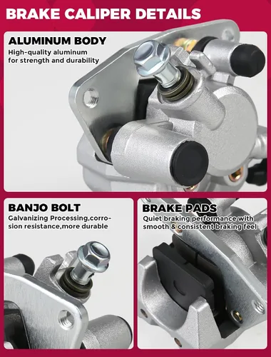 Vista 5 de Pinzas de freno delanteras para Honda 400EX 300EX 250X 250EX TRX250EX TRX250X TRX300EX TRX300X TRX400EX TRX400X Sportrax Fourtrax
