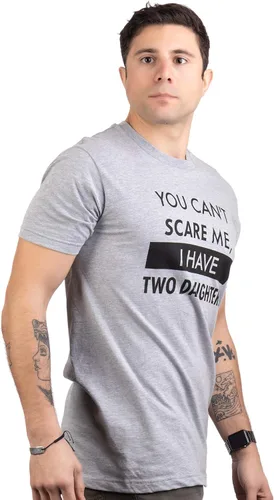 Vista 3 de Camiseta divertida con texto en inglés You Can't Scare Me, I Have Kids (You Can't Scare Me, I Have Kids)
