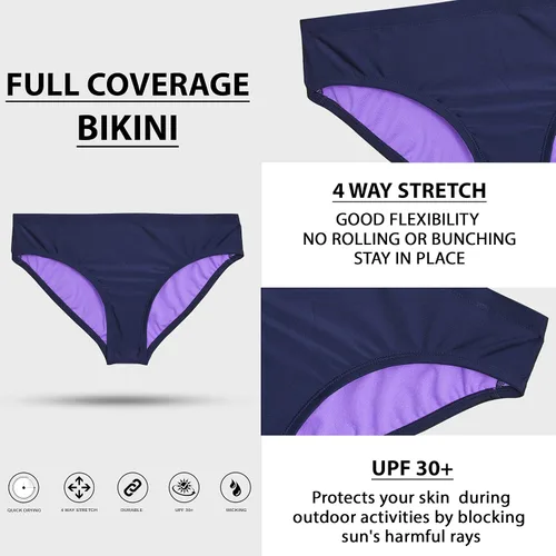Vista 4 de ZeroXposur Womens Swimsuits Tankini Top and Bikini Briefs Set - Two Piece Swimsuit for Women