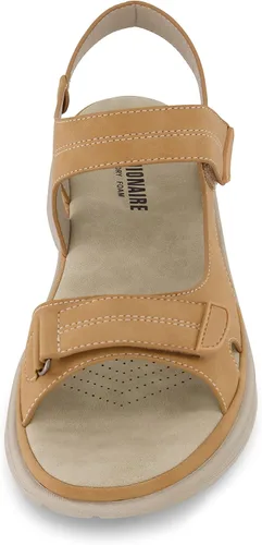 Vista 3 de CUSHIONAIRE Sandalia Magee para mujer con plantilla cómoda para exteriores con correa ajustable y espuma viscoelástica, anchos disponibles