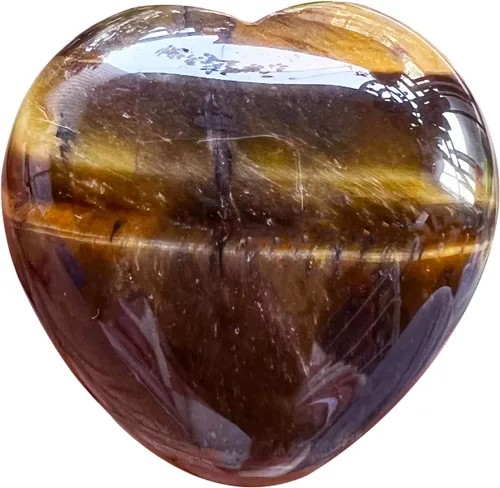Vista 7 de Piedra de corazón pulida, piedras de bolsillo de cristal curativo para preocupaciones de palma, reiki, 1.5 pulgadas, piedra de sangre de África