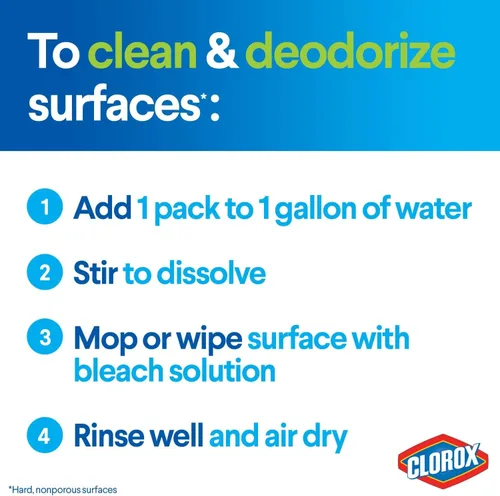 Vista 4 de Clorox Paquetes de blanqueador Zero Splash - Cápsulas de lavandería, paquete de 4