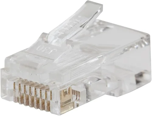 Vista 8 de Klein Tools 80024 Herramienta de trinquete para cable de datos y herramienta de crimpado RJ45 con enchufe CAT6, paquete de 50, kit de herramientas
