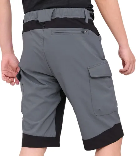 Vista 2 de WORK IDEA Pantalones cortos de senderismo para hombre, resistentes al agua, ligeros, para senderismo