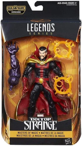 Vista 2 de Figura de acción de Dr. Strange, leyendas de los maestros mágicos de Marvel, 6 pulgadas