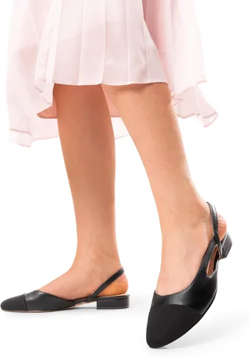Vista 6 de DREAM PAIRS Zapatos planos para mujer, con puntera cuadrada, para mujer, estilo casual, trabajo, oficina, fiesta, zapatos de vestir de tacón bajo