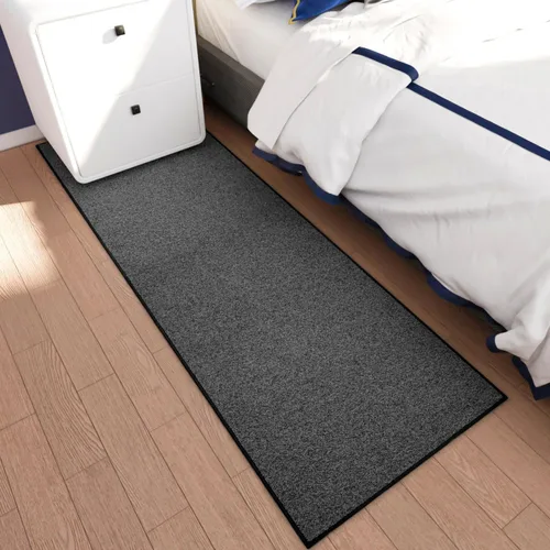 Vista 5 de AREDO Alfombra de pasillo con parte trasera de goma antideslizante, alfombra de piso suave lavable para cocina, pasillo, entrada