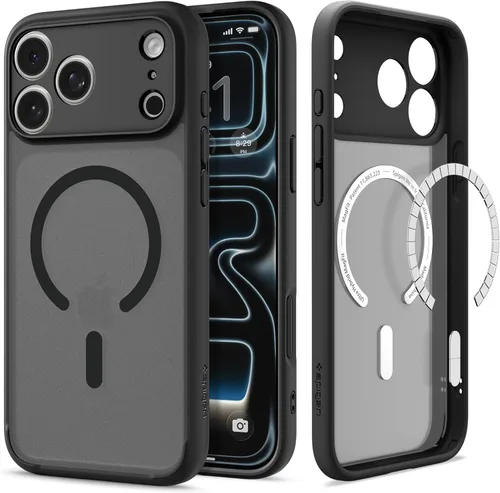 Vista 18 de Spigen Funda para iPhone 13 Mini, ultra híbrida MagFit [antiamarilleo] [compatible con Magsafe] - Transparente