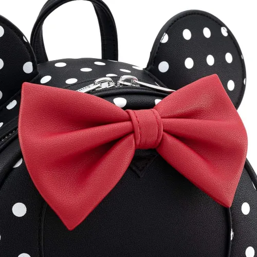 Vista 4 de Loungefly Disney Minnie Mouse - Bolso de hombro con doble correa para mujer Multi
