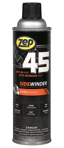 Vista 2 de Zep 45 Sidewinder Super Penetrant – 14 onzas (caja de 12) – B41801 – Aerosol de aceite penetrante, ideal para piezas congeladas y corroídas
