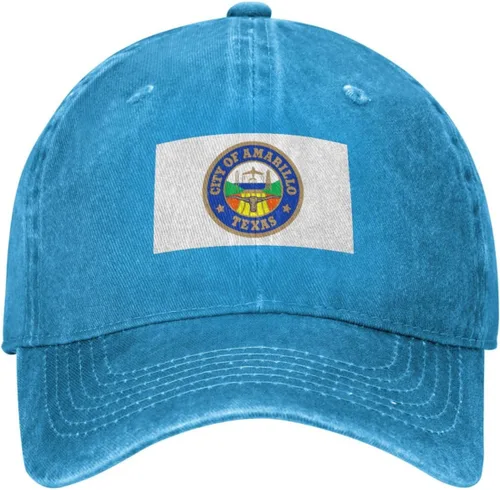 Vista 12 de Amarillo Texas Seal Baseball Cap for Men Women Hats Adjustable Dad Hat Cotton Caps