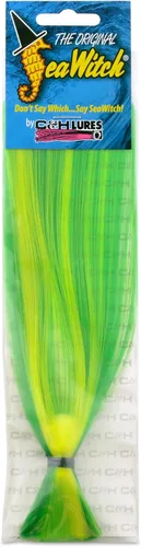 Vista 12 de C&H Lures Señuelos de Pesca Sea Witch - Originales Desde 1959, Faldas de Nylon Revelan Cabeza con Peso, 15 Colores, 8 Pesos de Cabeza, Señuelo