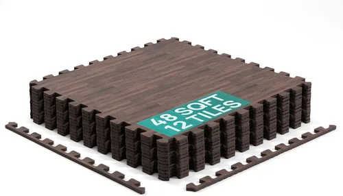 Vista 11 de Yes4All Alfombrillas Entrelazadas de EVA, Baldosas de Suelo tipo Rompecabezas, Acolchado de Suelo de Espuma con Borde para Muebles, Espacio