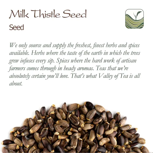 Vista 6 de Té orgánico de semillas de cardo mariano - Semillas de mariadistel - Silybum Marianum - Shou Mei Fi té de cardo mariano té Milkthisel orgánico